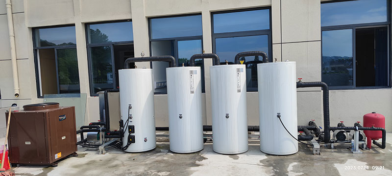 安徽廣德醫院CAHP直熱式熱泵熱水系統工程